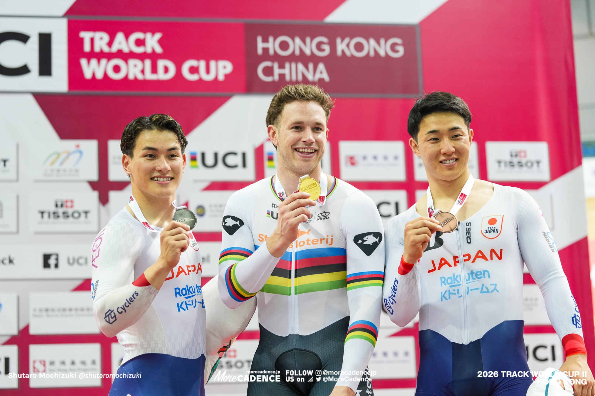 男子ケイリン,MEN'S Keirin,『2026ワールドカップ第2戦』香港,2026 UCI Track World Cup - Hong Kong, China