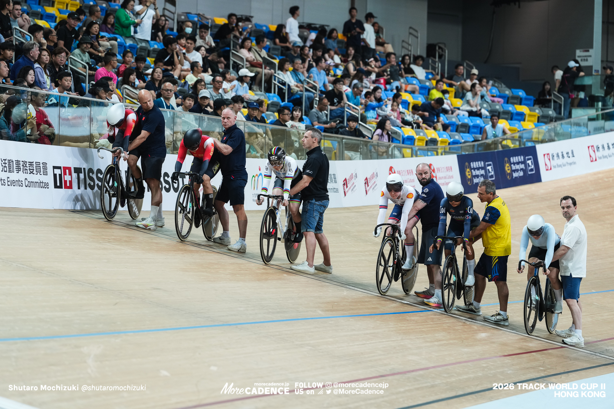 佐藤水菜, SATO Mina, JPN, ユアン・リイン,Yuan Liying,CHN,ヤナ・ブルラコヴァ,Yana Burlakova,AIN,エマ・フィヌカン,Emma Finucane,GBR,ワン・リーファン,Wang Lijuan,CHN,ステファニー・クアドラードフロレス,STEFANY LORENA CUADRADO FLOREZ,COL,女子ケイリン 決勝 1-6, WOMEN'S Keirin Final 1-6, 『2026ワールドカップ第2戦』香港,2026 UCI Track World Cup - Hong Kong, China