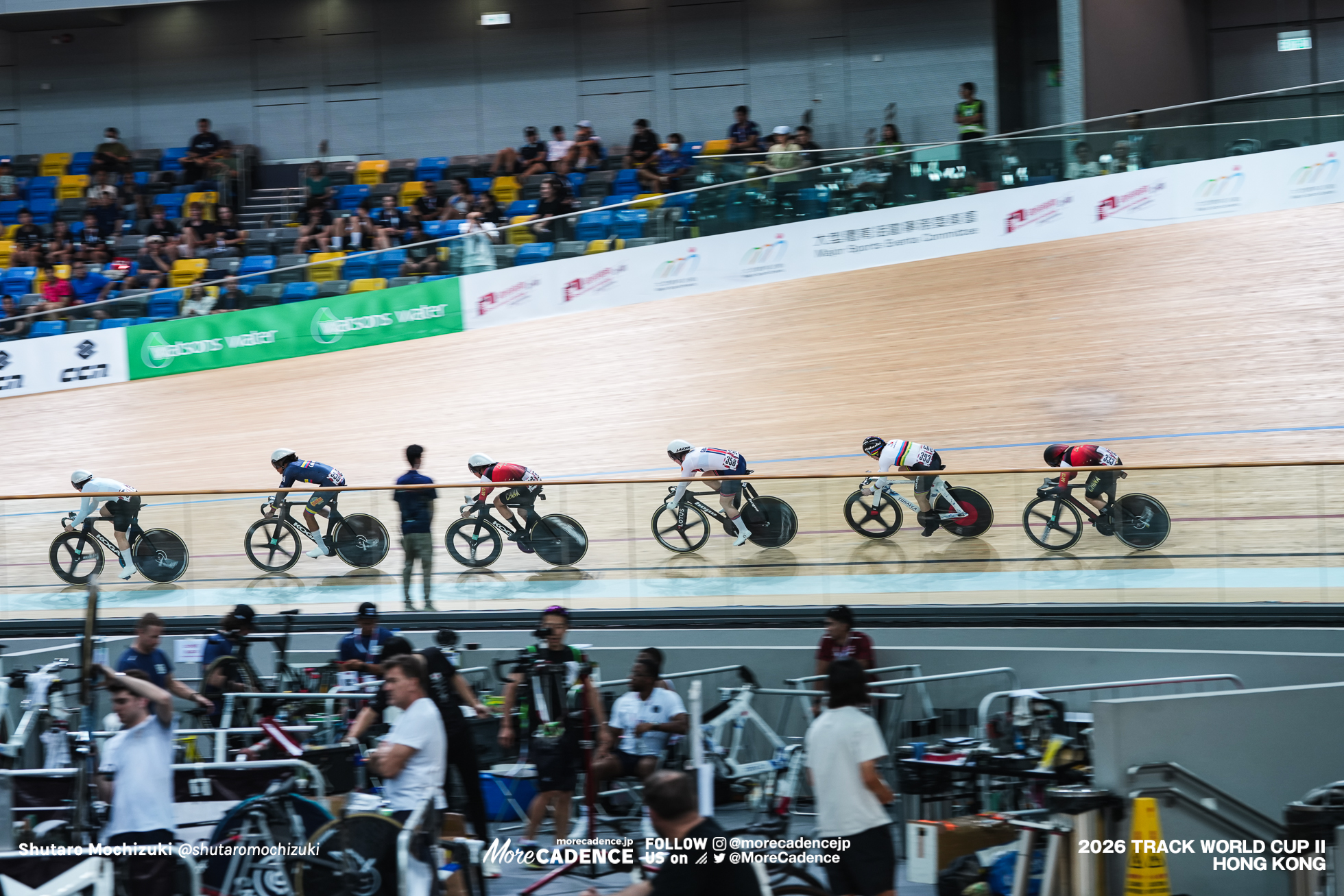 佐藤水菜, SATO Mina, JPN, ユアン・リイン,Yuan Liying,CHN,ヤナ・ブルラコヴァ,Yana Burlakova,AIN,エマ・フィヌカン,Emma Finucane,GBR,ワン・リーファン,Wang Lijuan,CHN,ステファニー・クアドラードフロレス,STEFANY LORENA CUADRADO FLOREZ,COL,女子ケイリン 決勝 1-6, WOMEN'S Keirin Final 1-6, 『2026ワールドカップ第2戦』香港,2026 UCI Track World Cup - Hong Kong, China