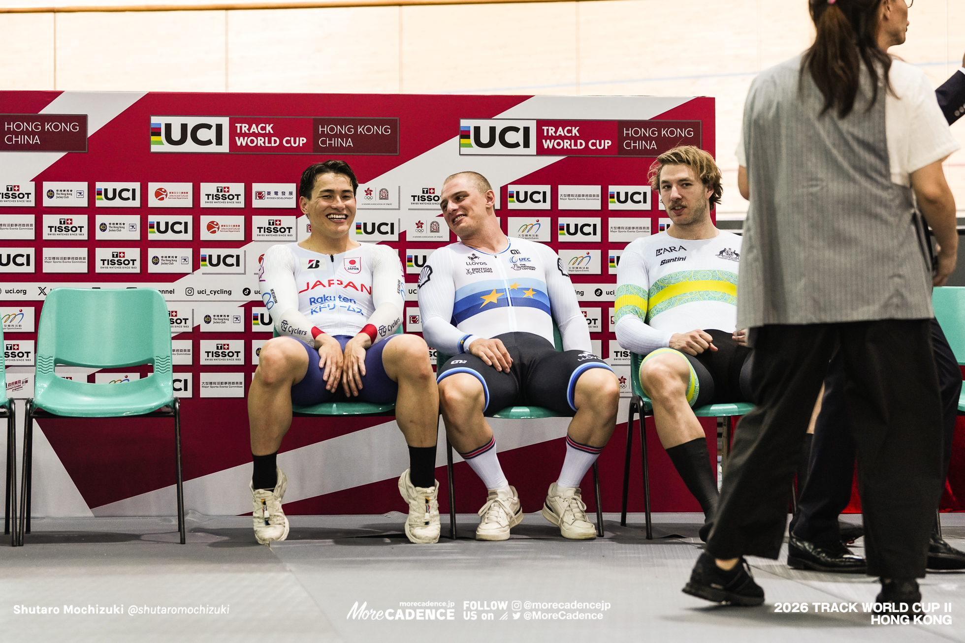 太田海也, OTA Kaiya, JPN,マシュー・リチャードソン, RICHARDSON Matthew, GBR, レイ・ホフマン,Leigh Hoffman,AUS,男子スプリント, MEN'S Sprint, 『2026ワールドカップ第2戦』香港,2026 UCI Track World Cup - Hong Kong, China