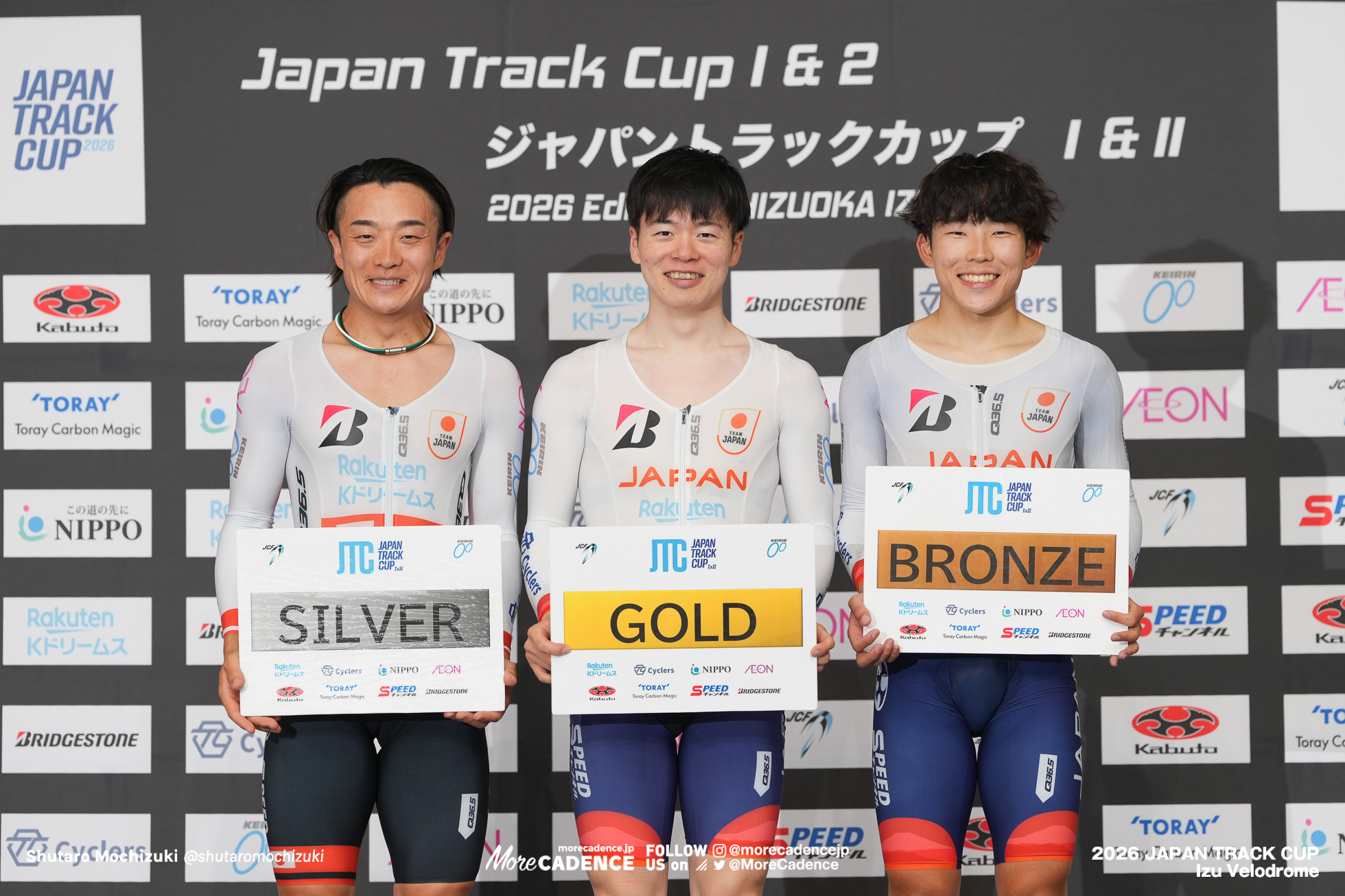 兒島直樹, 窪木一茂, 梅澤幹太, 男子エリミネーション, 表彰, MEN'S Elimination,2026ジャパントラックカップ Ⅱ, 伊豆ベロドローム, 2026 Japan Track Cup Ⅱ, Izu Velodrome, Japan