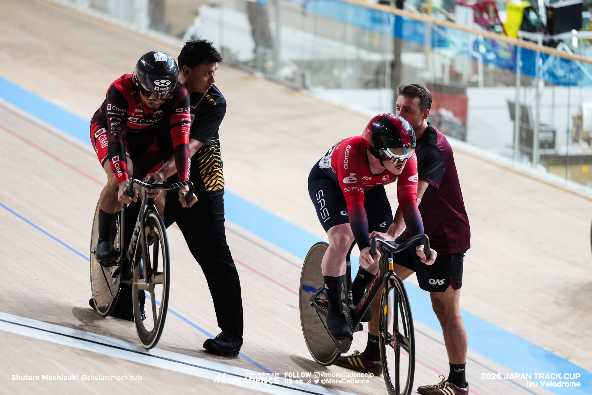 アジズルハスニ・アワン, AWANG Mohd Azizulhasni, ライアン・テイト, RYAN Tayte, 男子スプリント 3位決定戦, Men's Sprint, 男子スプリント, Men's Sprint, 2026ジャパントラックカップ Ⅱ, 伊豆ベロドローム, 2026 Japan Track Cup Ⅱ, Izu Velodrome, Japan