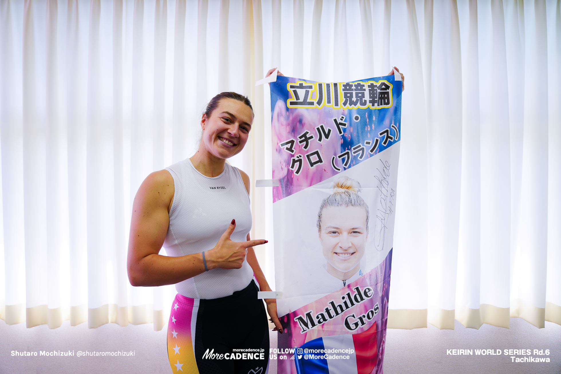 マチルド・グロ,競輪ワールドシリーズ, 決勝, 第6戦, 立川競輪場