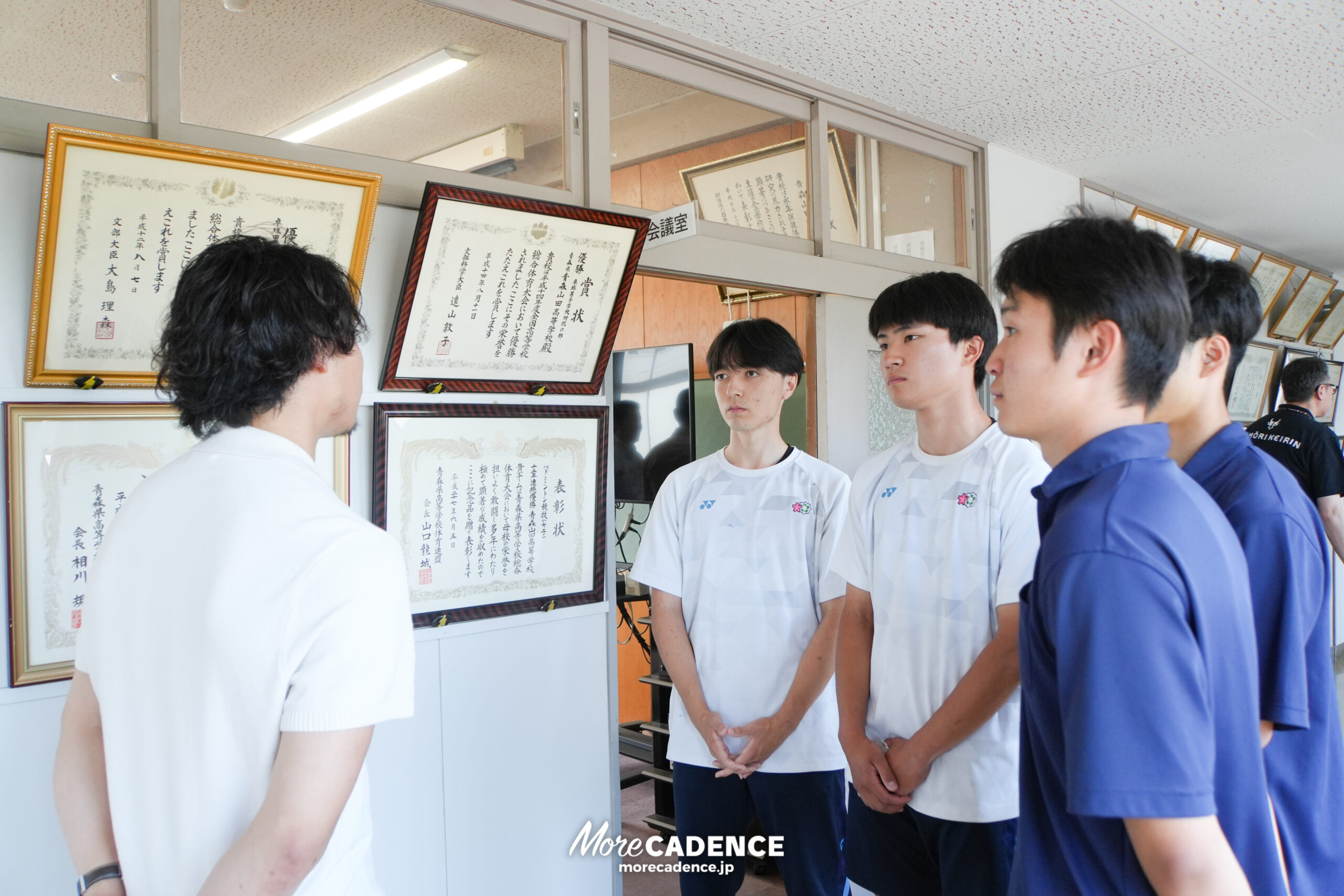 小原佑太, 競輪ワールドシリーズ, 青森山田高校訪問