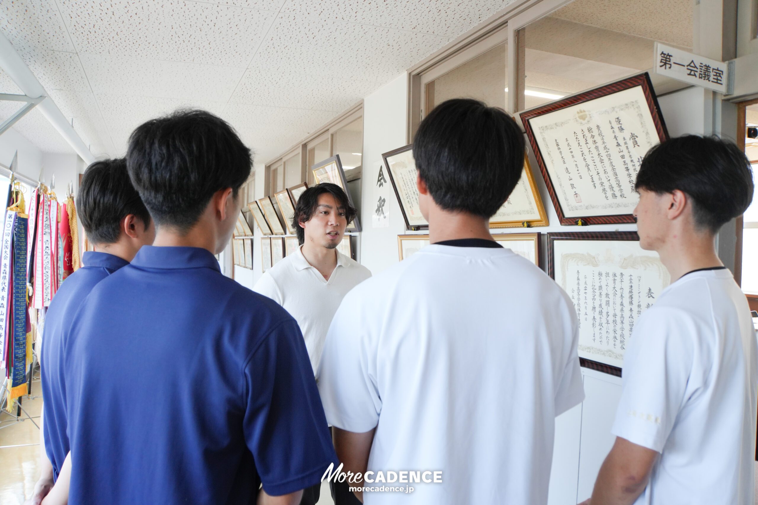小原佑太, 競輪ワールドシリーズ, 青森山田高校訪問
