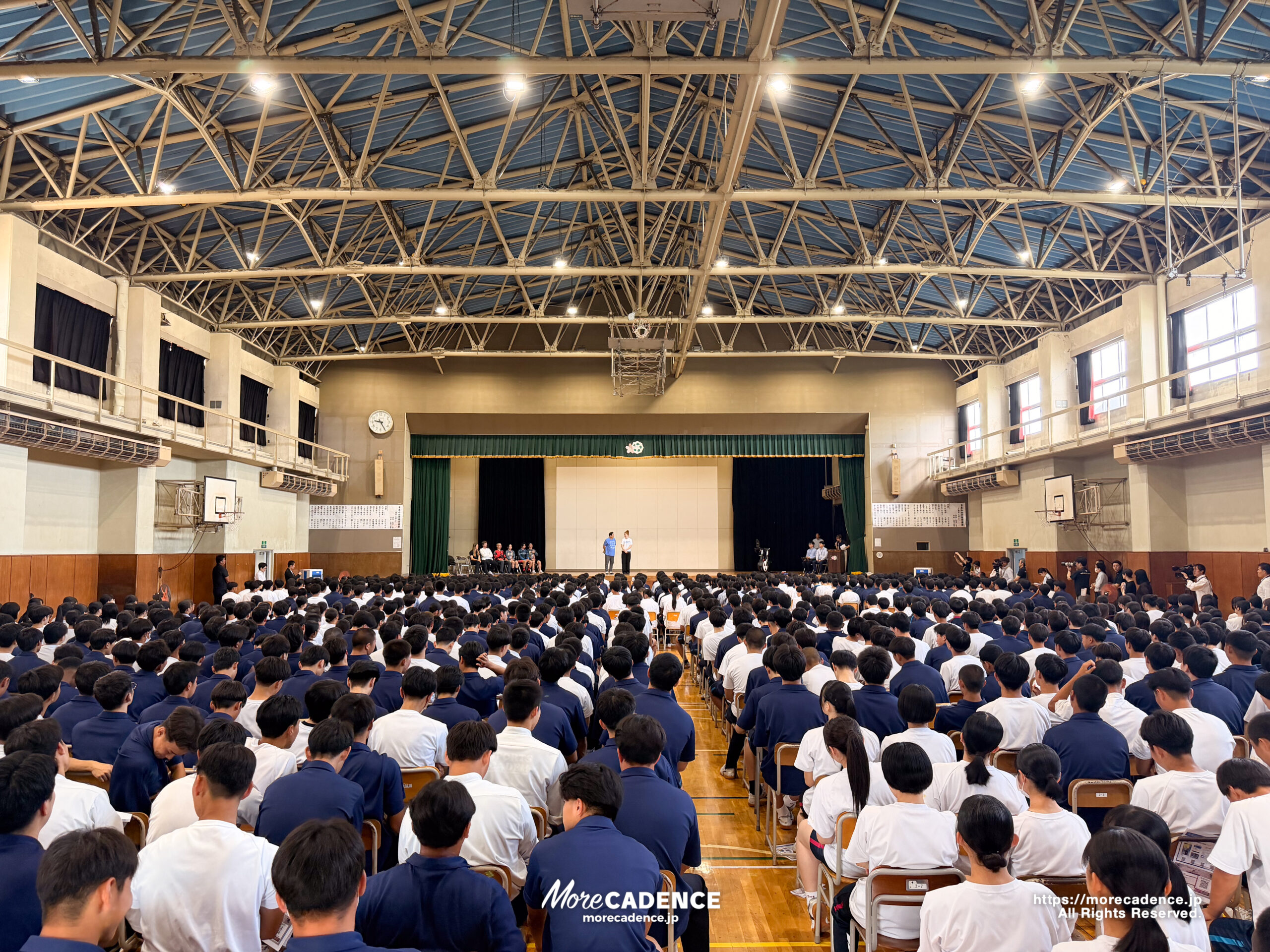競輪ワールドシリーズ, 青森山田高校訪問