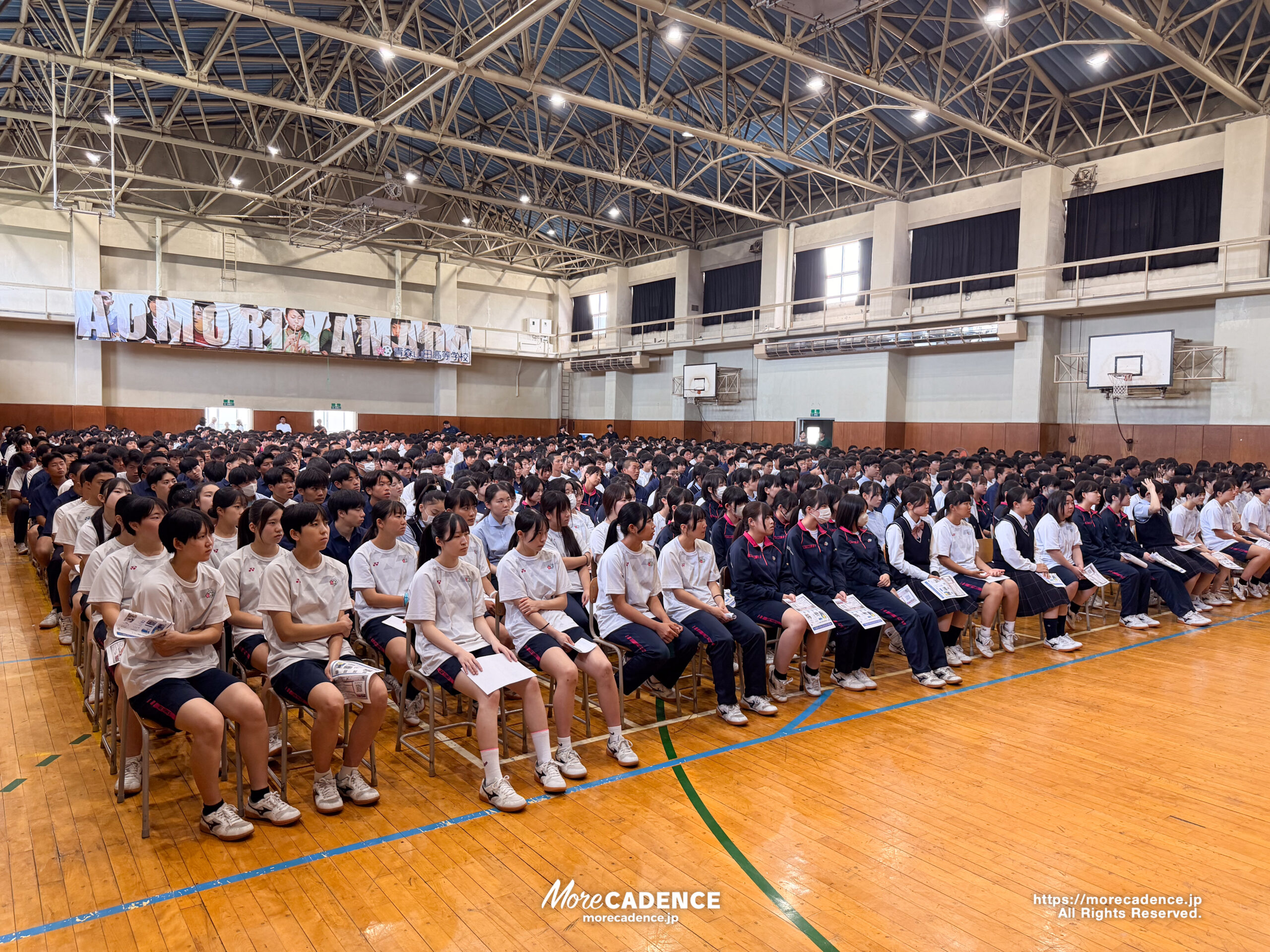 競輪ワールドシリーズ, 青森山田高校訪問