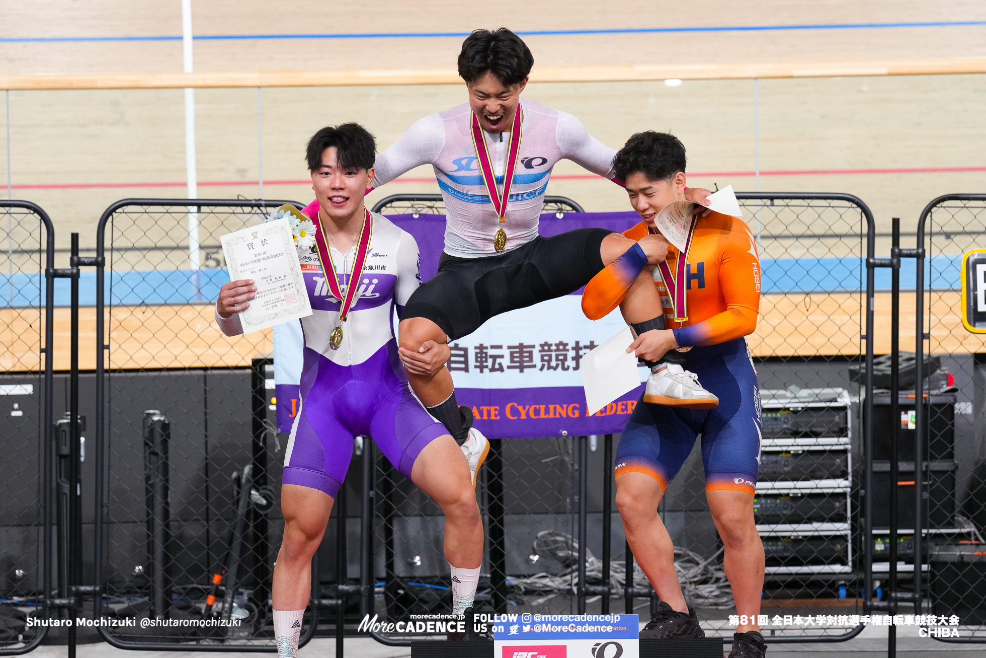 松岡勇⽃, 中村和樹, 鈴⽊来⾳, 文部科学大臣杯第81回全日本大学対抗選手権自転車競技大会, インカレ, TIPSTAR DOME CHIBA