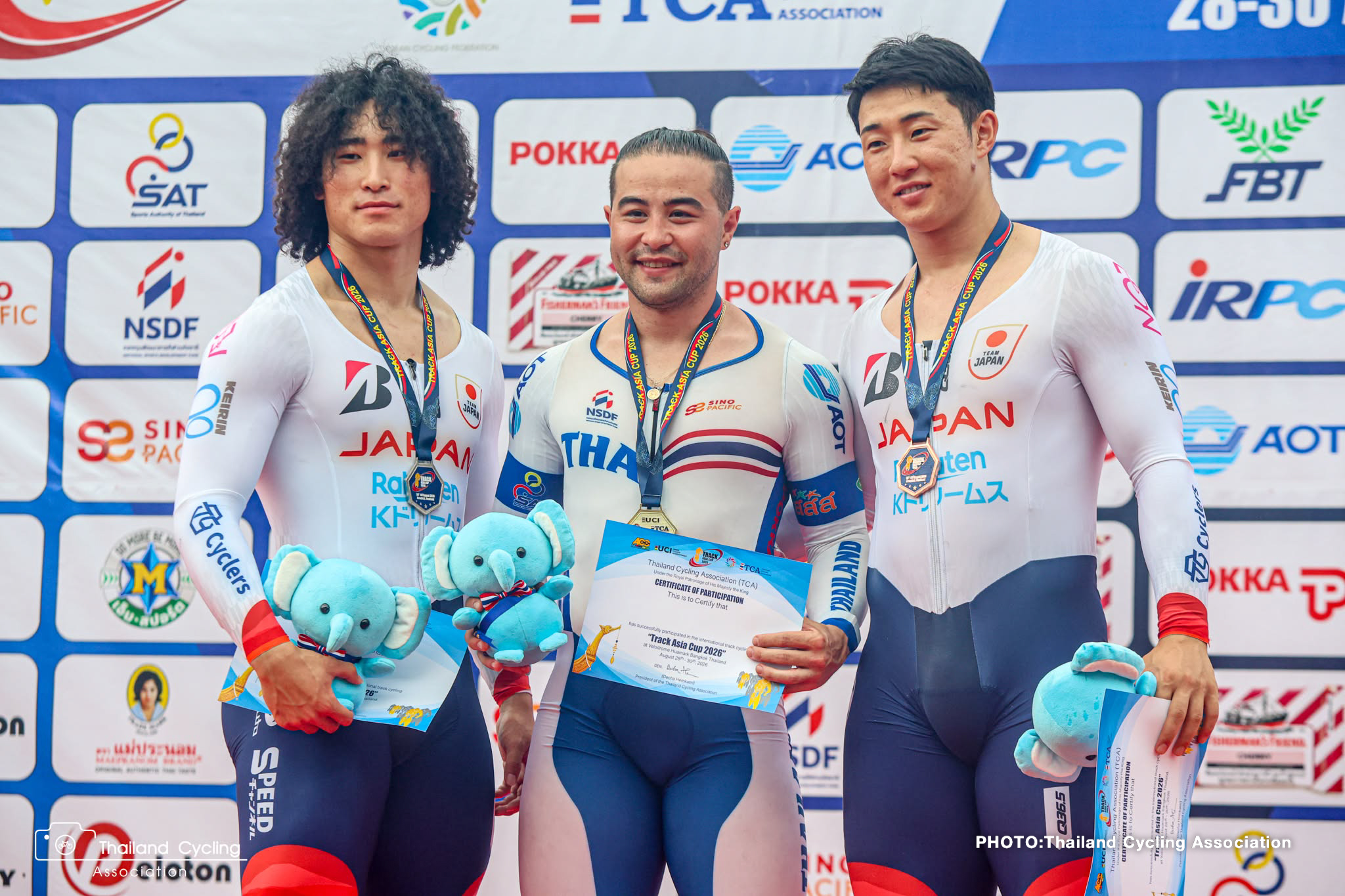 中石湊, 中野慎詞, Track Asia Cup 2026, Thai, Bangkok