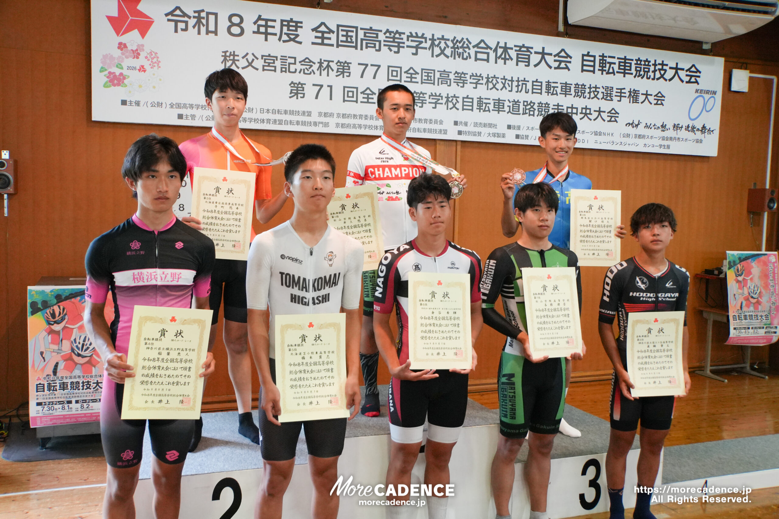 男子ロードレース, 令和8年度 全国高等学校総合体育大会（インターハイ2026）, 南丹市美山町特設ロードコース