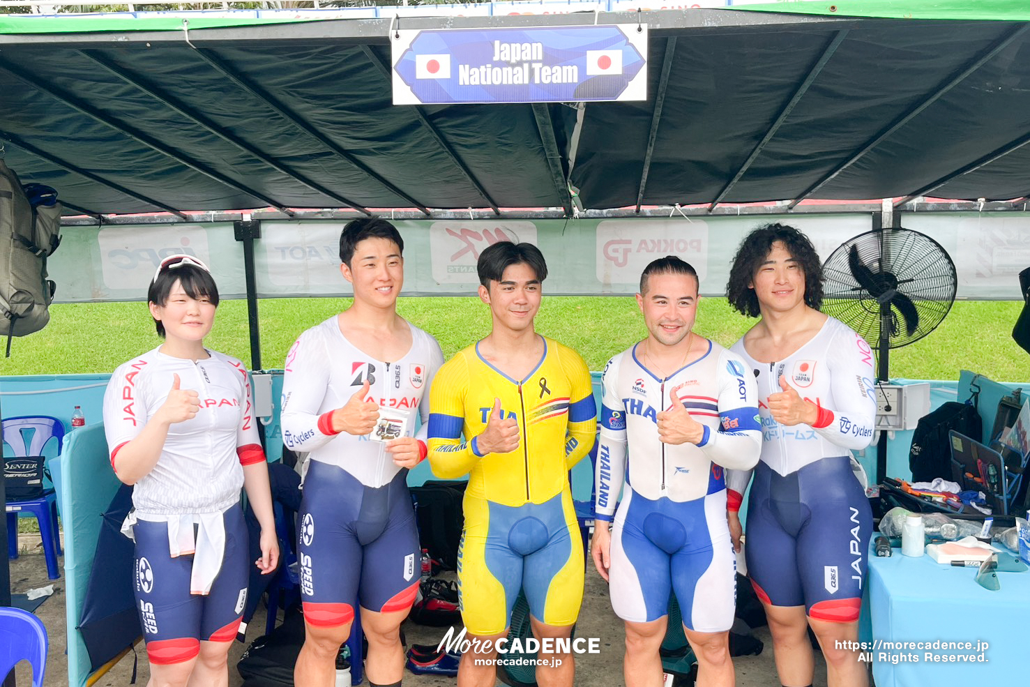 仲澤春香, 中石湊, 中野慎詞,Track Asia Cup 2026, Thai, Bangkok